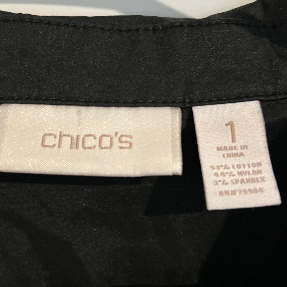 Women's Chico's Jacket - Black - Size 1 - Picture 3 of 3